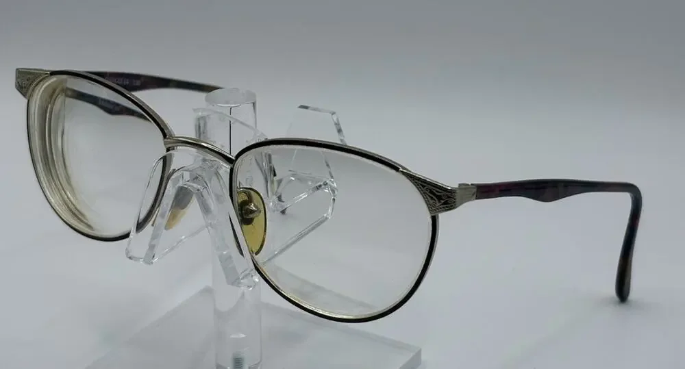 Vintage Christie Brinkley Perspectives Choices C6 Eyeglasses Italy 135mm Purple